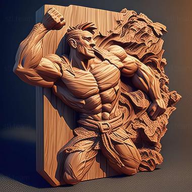 3D model Tekken x Street Fighter game (STL)